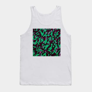 Camouflage - green Brown Tank Top